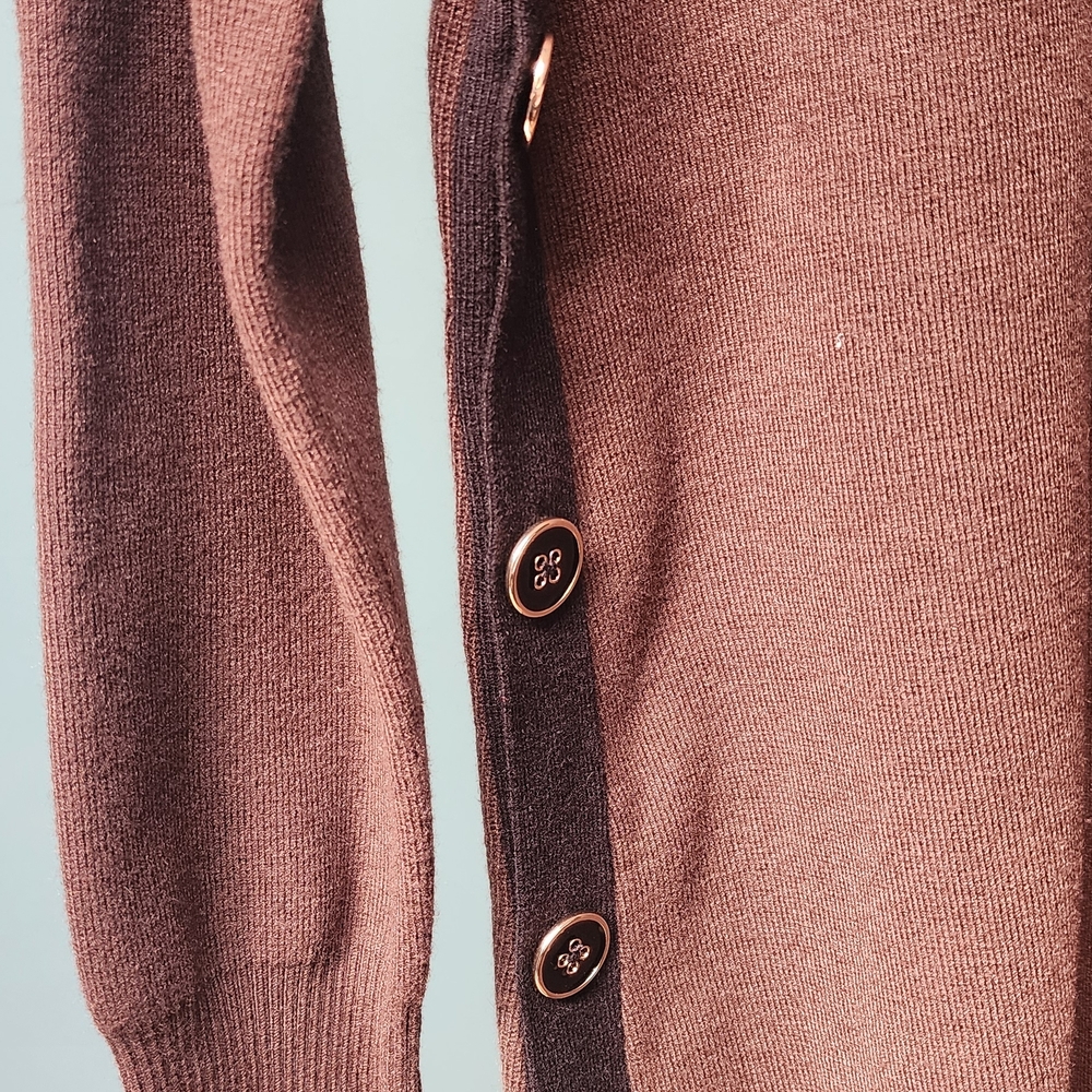 Chico's Brown Button-Down Tunic